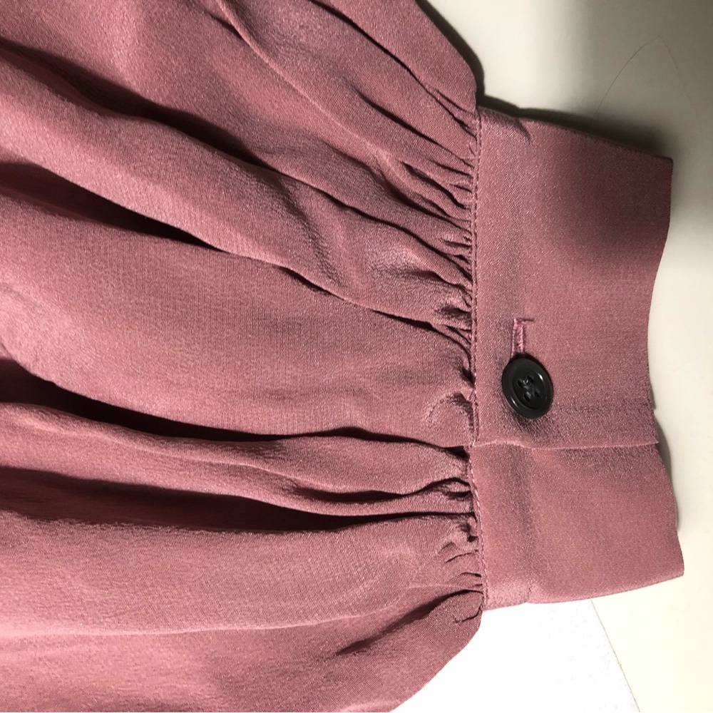 Joie Dusty Rose V-Neck Long-Sleeve Blouse - Picture 10 of 13
